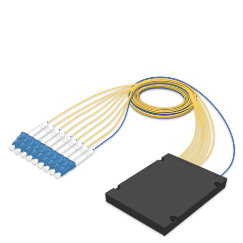 FBT splitter 1*8 LC/UPC Fiber Optic Box splitter 1 in 8