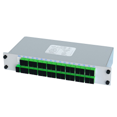 PLC Splitter SC/APC 1*32 Installed Optic Splitter Cassette Type
