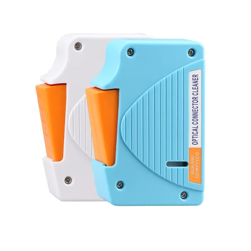 Fiber Cleaning Box SC/FC/LC/ST Connector End Face Cleaner Tools Fiber Wiping Tool Optical Fiber Flange Cleaner cleaning cassette