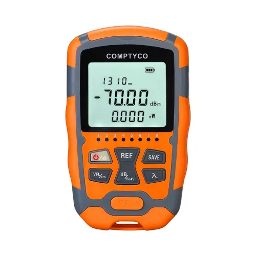 Optical Power Meter With VFL RJ45 Tester AUA-M70-50MW Mini Multifunction Machine