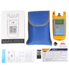 Fiber Optical Multimeter -70~+10dBm Handheld Fiber Optical Power Meter with FC SC Connector