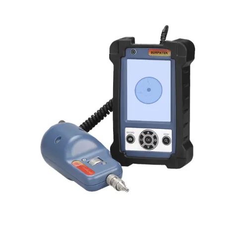 Optical Fiber End face High End Detector Fiber Optic Inspection Microscope Probe Display 3.5 Inches Magnification 400X