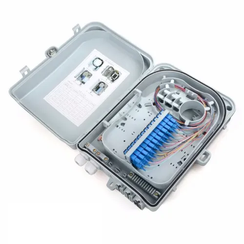 2 inlet 24out 1*16 cassette splitter port 24 core adapter pigtail FDB-24B Fiber Optic Distribution Box