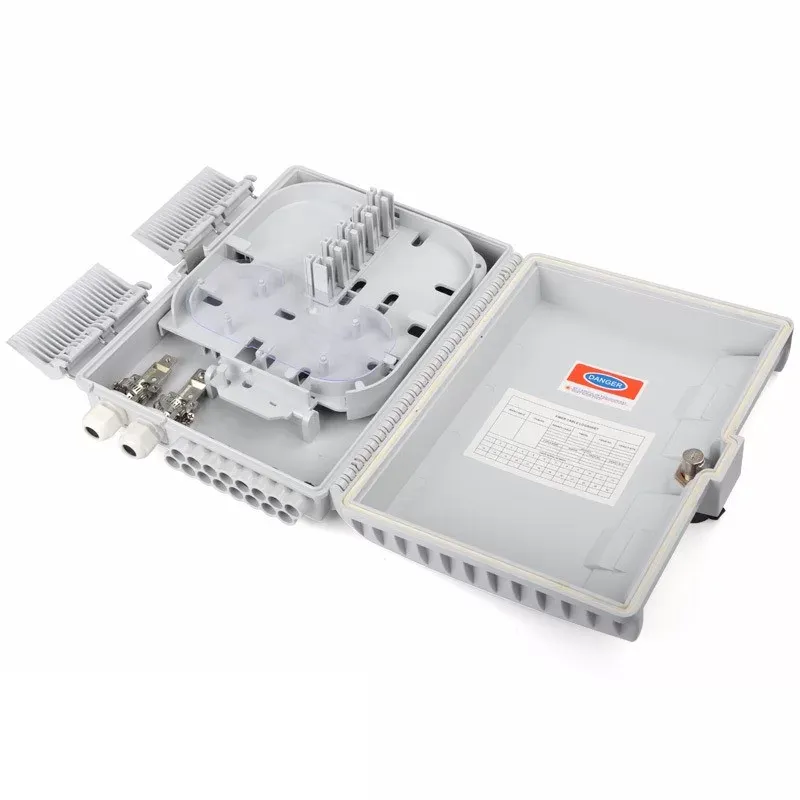 2 inlet 16 out 1:16 cassette splitter port 16 core adapter pigtail Fiber Optic Distribution Box