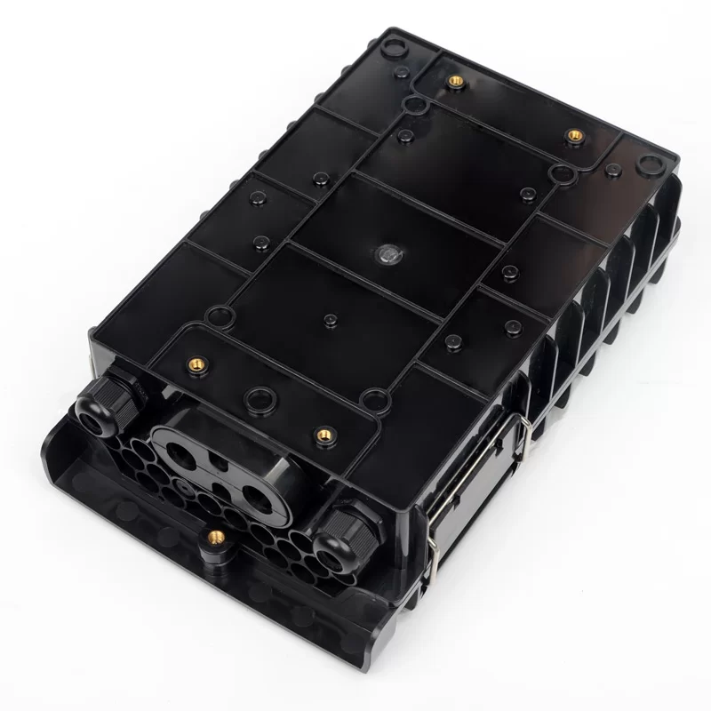 4 inlet 16 out Fiber Optic Distribution Box midspan port uncut design