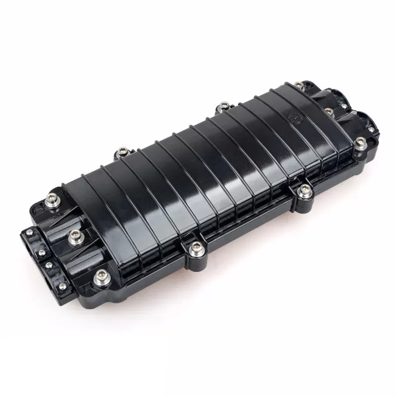 Fiber Optic Joint Closure 2 inlet 2 out 24 Core in tray max capacity 48 Core 2 trays FCBD-48