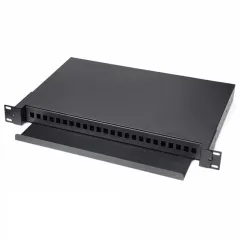 Fiber Patch Panel 24Ports 19 inch High Density Terminal Box Chassis