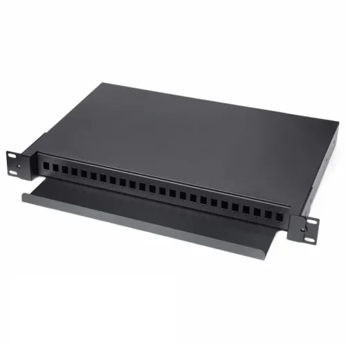 Fiber Patch Panel 24Ports 19 inch High Density Terminal Box Chassis