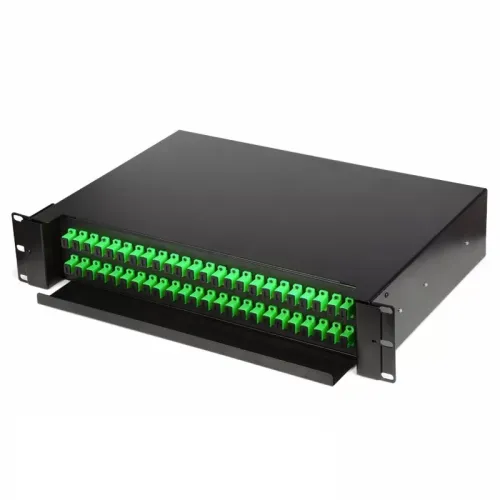 Fiber Patch Panel 48Ports Installed 48Core SC/APC Coupler High density terminal box
