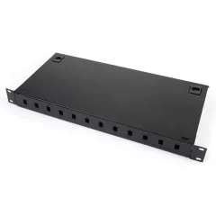 Fiber Patch Panel 12 Ports 19 inch Terminal Box Chassis