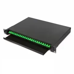 Fiber Patch Panel 24Ports Installed 24Core SC/APC Coupler High density terminal box
