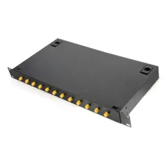Fiber Patch Panel 12Ports Installed ST/UPC High density terminal box