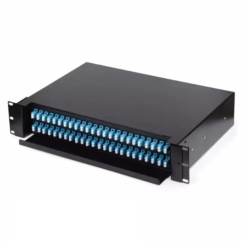 Fiber Patch Panel 48Ports Installed 96Core LC/UPC Coupler High density terminal box