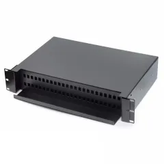 Fiber Patch Panel 48 Ports 19 inch High Density Terminal Box Chassis
