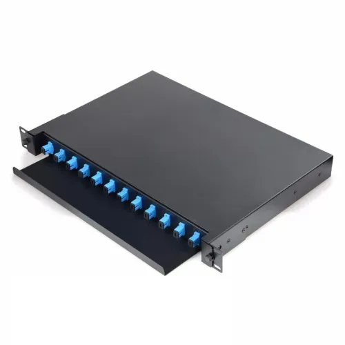 Fiber Patch Panel 12Ports Installed 12Core SC/UPC Coupler High density terminal box
