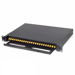 Fiber Patch Panel 24Ports Installed 24Core ST/UPC Coupler 19 inch High density terminal box