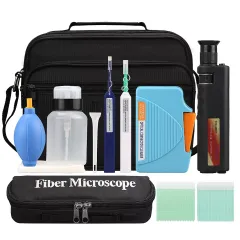 Fiber Cleaning Kit With Fiber Inspection Microscope Fiber Cleaning Tools
