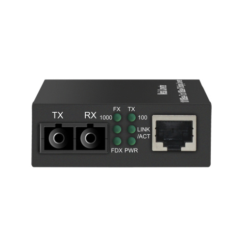 Media Converter 2G1E Fiber To Ethernet 2xSC 1xRJ45 10/100/1000 Base-Tx to 1000Base-FX Ethernet Fiber Switch China Manufacturer Wholesaler Price