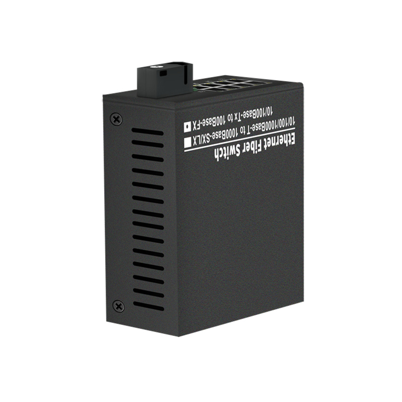 Media Converter 1F8E Fiber To Ethernet 1xSC 8xRJ45 10/100 Base-Tx to 100Base-FX Ethernet Fiber Switch China Manufacturer Wholesaler Price