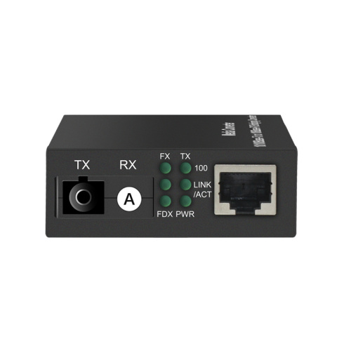 Media Converter 1F1E Fiber To Ethernet 1xRJ45 1xSC 10/100 Base-Tx to 100Base-FX Ethernet Fiber Switch China Manufacturer Wholesaler Price