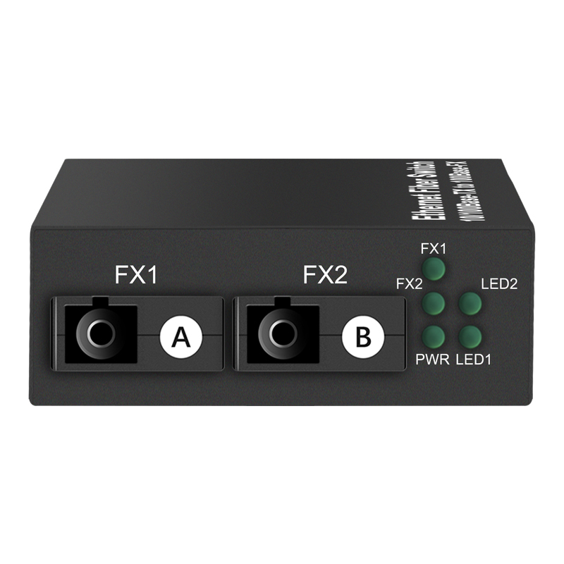 Ethernet Fiber Switch 2F2E 2xSC 2xRJ45 Ethernet to Fiber 10/100 Base-Tx to 100Base-FX Fiber Switch China Manufacturer Wholesaler Price