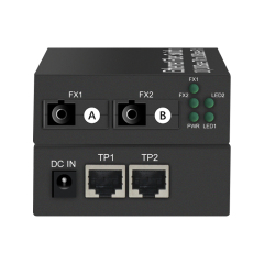 Ethernet Fiber Switch 2F2E 2xSC 2xRJ45 Ethernet to Fiber 10/100 Base-Tx to 100Base-FX Fiber Switch China Manufacturer Wholesaler Price