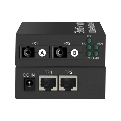 Ethernet Fiber Switch 2F2E 2xSC 2xRJ45 Ethernet to Fiber 10/100 Base-Tx to 100Base-FX Fiber Switch China Manufacturer Wholesaler Price