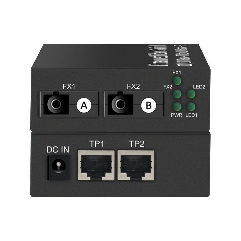 Ethernet Fiber Switch 2F2E 2xSC 2xRJ45 Ethernet to Fiber 10/100 Base-Tx to 100Base-FX Fiber Switch China Manufacturer Wholesaler Price