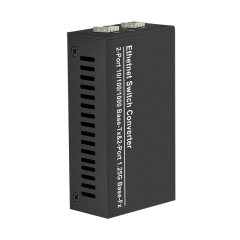 SFP Media Converter 2xSFP 10/100/1000 Base-Tx 1.25Gbps Base-Fx Ethernet Switches Converter China Manufacturer Wholesaler Price