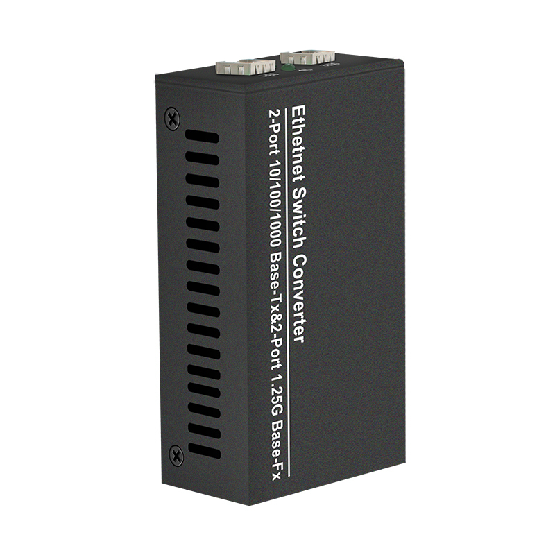 SFP Media Converter 2xSFP 10/100/1000 Base-Tx 1.25Gbps Base-Fx Ethernet Switches Converter China Manufacturer Wholesaler Price