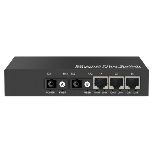 Ethernet Fiber Switch 2F3E 2xSC 3xRJ45 Ethernet to Fiber 10/100 Base-Tx to 100Base-FX Fiber Switch China Manufacturer Wholesaler Price