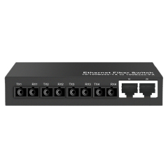 Ethernet Fiber Switch 4F2E 4xDuplex SC 2xRJ45 Ethernet to Fiber 10/100 Base-Tx to 100Base-SX/LX Fiber Switch China Manufacturer Wholesaler Price