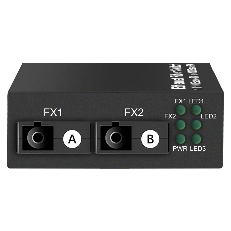 Ethernet Fiber Switch 2F3E 2xSC 3xRJ45 Media Converter Ethernet to Fiber 10/100 Base-Tx to 100Base-FX Fiber Switch China Manufacturer Wholesaler Price