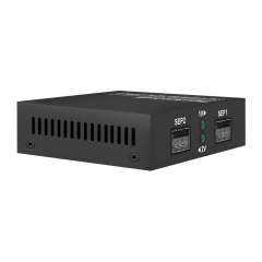 SFP Media Converter 2xSFP 10/100/1000 Base-Tx 1.25Gbps Base-Fx Ethernet Switches Converter China Manufacturer Wholesaler Price