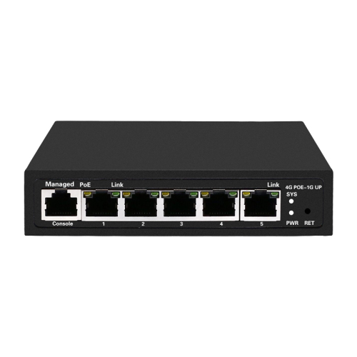 Managed Switches 5xRJ45 Full Gigabit Ports Layer 2 Ethernet Fiber POE Switch China Manufacturer Wholesaler Price