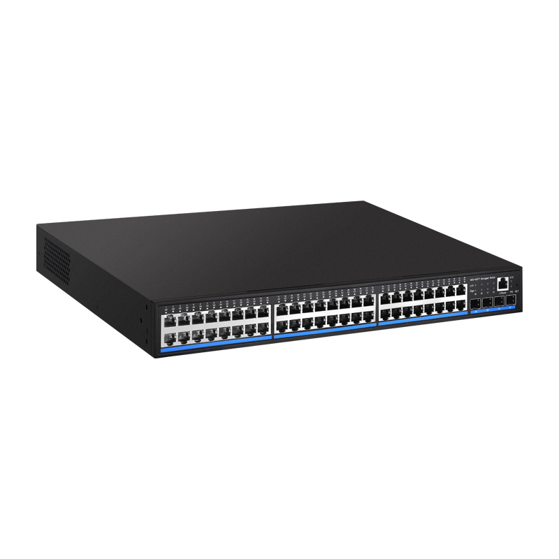 Managed Switches 48G+4SFP Ethernet 4xSFP 48xRJ45 Full Gigabit Ports Layer 2 Ethernet Fiber POE Switch China Manufacturer Wholesaler Price