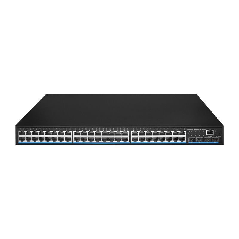 Managed Switches 48G+4SFP Ethernet 4xSFP 48xRJ45 Full Gigabit Ports Layer 2 Ethernet Fiber POE Switch China Manufacturer Wholesaler Price