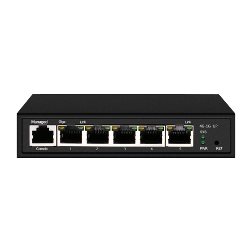 Managed Switches 5GE 5xRJ45 Ethernet Full Gigabit Ports Layer 2 Management Ethernet Fiber Switch China Manufacturer Wholesaler Price