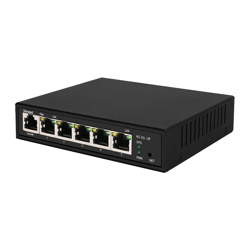 Managed Switches 5GE 5xRJ45 Ethernet Full Gigabit Ports Layer 2 Management Ethernet Fiber Switch China Manufacturer Wholesaler Price