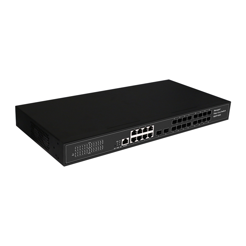 Managed Switches 8GE+18SFP Ethernet Full Gigabit 8xRJ45 18xSFP Ports Layer 2 Management Ethernet Fiber Switch China Manufacturer Wholesaler Price