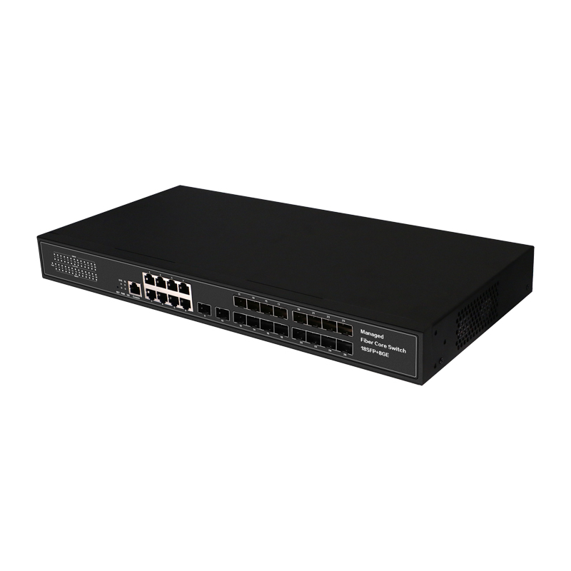 Managed Switches 8GE+18SFP Ethernet Full Gigabit 8xRJ45 18xSFP Ports Layer 2 Management Ethernet Fiber Switch China Manufacturer Wholesaler Price