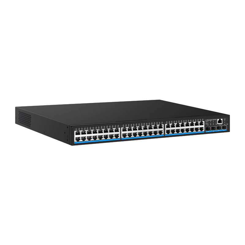 Managed Switches 48GE+4*10G SFP Ethernet Full Gigabit 48xRJ45 4x10GSFP Ports L3 Switches Layer 3 Management Ethernet Fiber Switch China Manufacturer Wholesaler Price