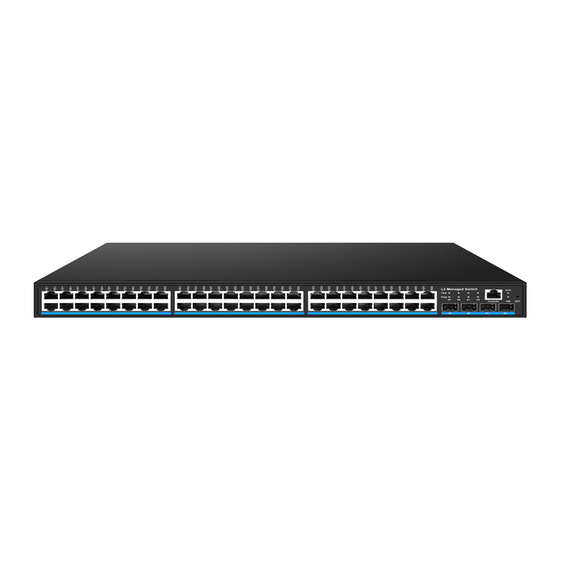 Managed Switches 48GE+4*10G SFP Ethernet Full Gigabit 48xRJ45 4x10GSFP Ports L3 Switches Layer 3 Management Ethernet Fiber Switch China Manufacturer Wholesaler Price