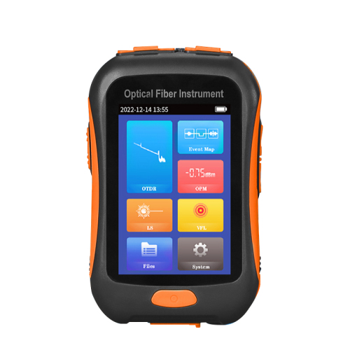 OTDR Active Fiber Live Test 1550nm 20dB 80KM Fiber Optical Time Domain Reflectometer Touch Screen OPM VFL OLS LED Tester SC UPC/APC