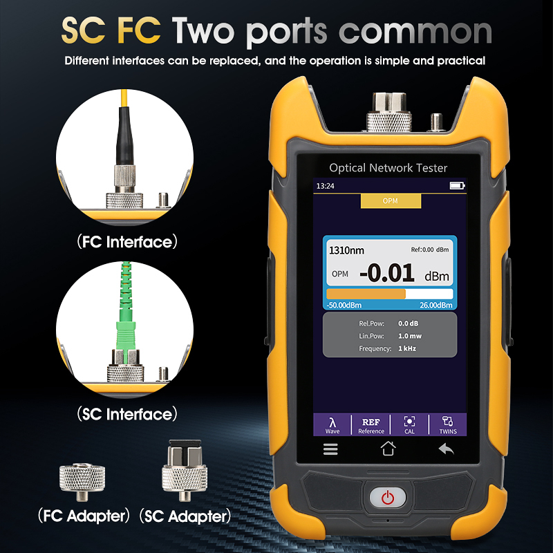 OTDR Reflectometer with Multi Functions OPM OLS VFL Auto Event Map RJ45 Cable Tester Expert Testing SC FC Connectors China Manufacturer Wholesaler Price