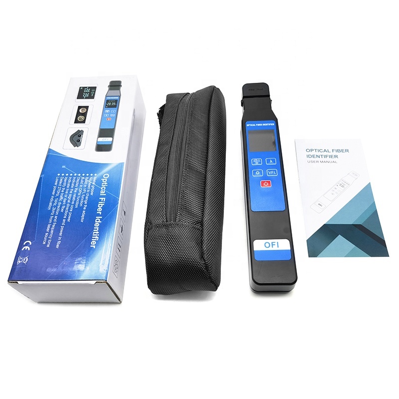 Anti-fall Optical Fiber Signal Identifier Red Light Source All-in-one Built-in 10mw VFL Optical Power Meter OFI