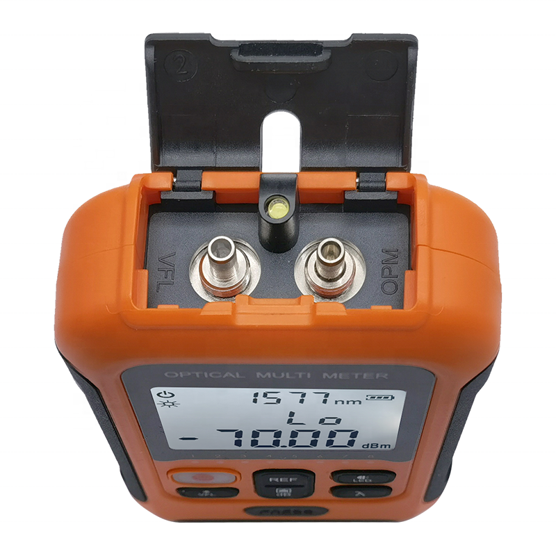 Optical Multi Meter Optical Power Meter With RJ45 Cable Sequence LED Lighting VFL Option AA Battery & Rechargeable