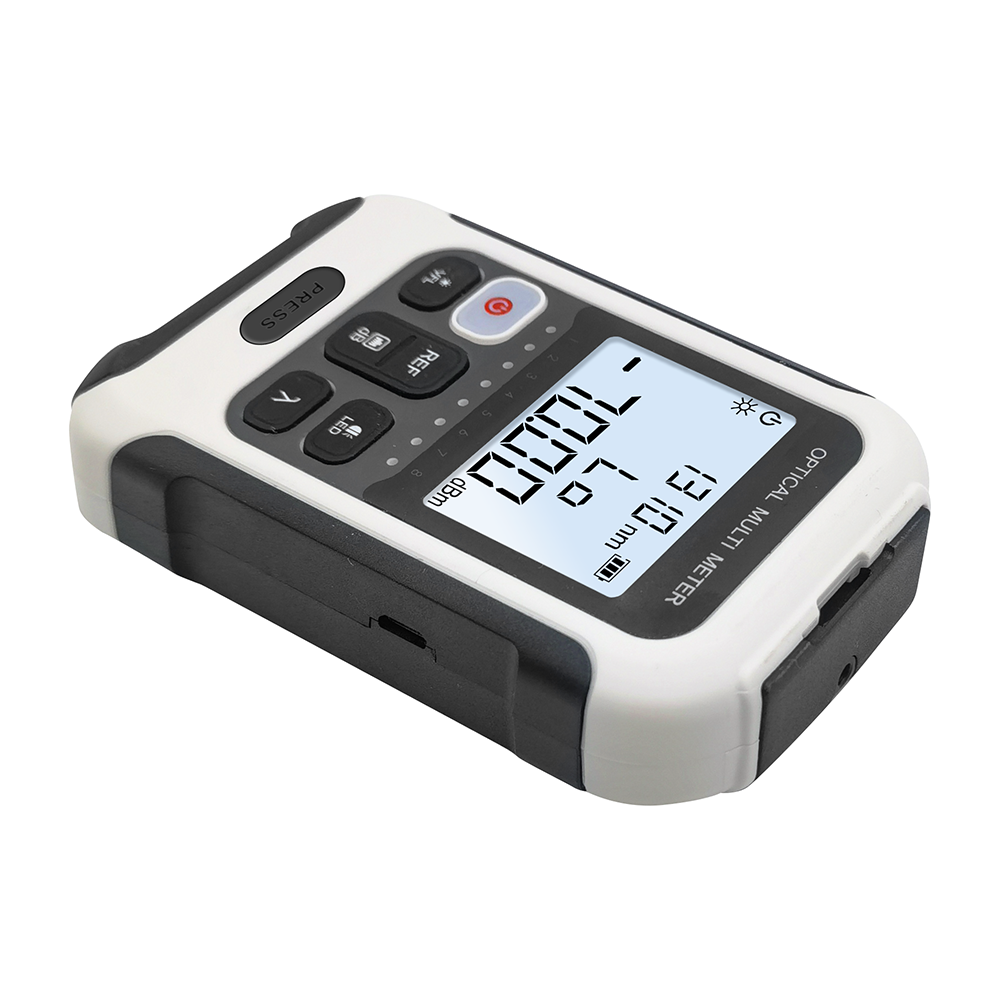 Optical Multi Meter Optical Power Meter With RJ45 Cable Sequence LED Lighting VFL Option AA Battery & Rechargeable BPM57 Series