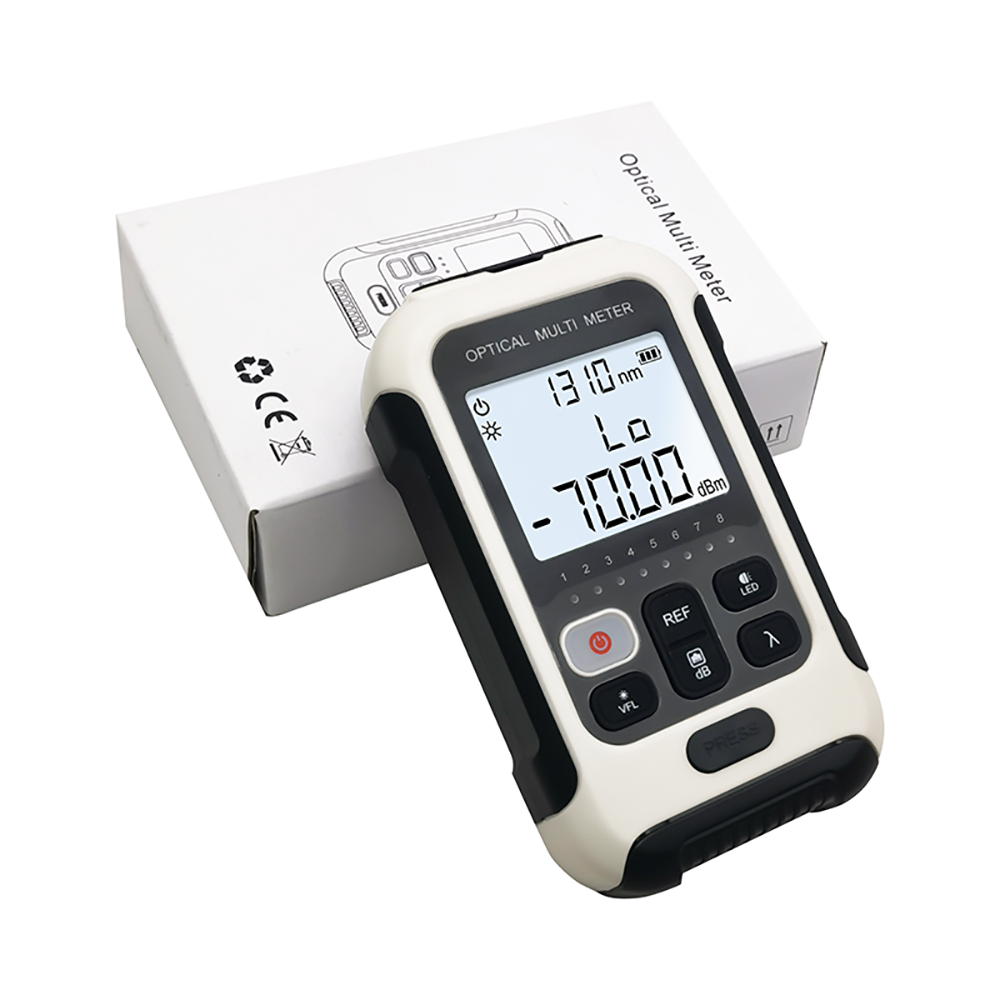 Optical Multi Meter Optical Power Meter With RJ45 Cable Sequence LED Lighting VFL Option AA Battery & Rechargeable BPM57 Series