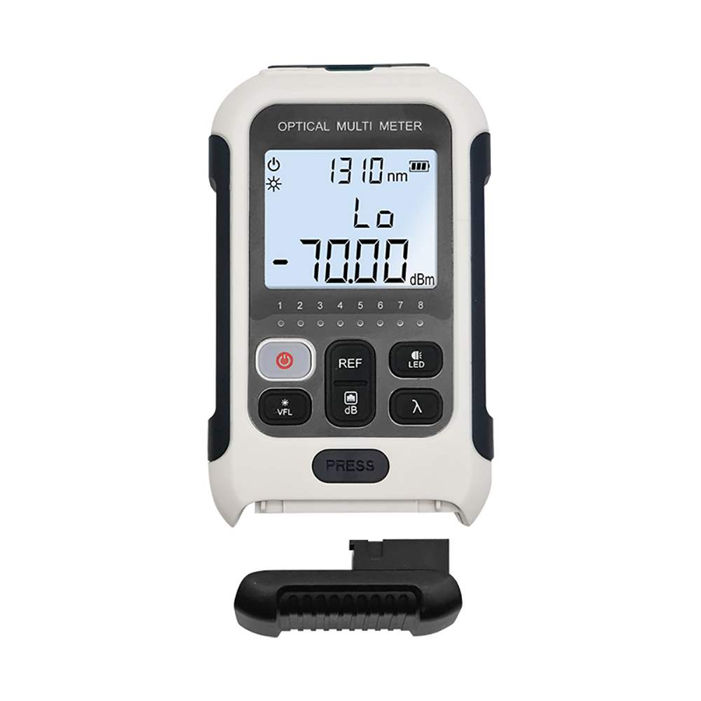 Optical Multi Meter Optical Power Meter With RJ45 Cable Sequence LED Lighting VFL Option AA Battery & Rechargeable BPM57 Series
